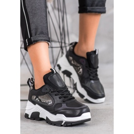 Bella Paris Eco Leather Sneakers svart mångfärgad 1