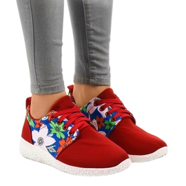 Röda sportskor 623 mångfärgad 1