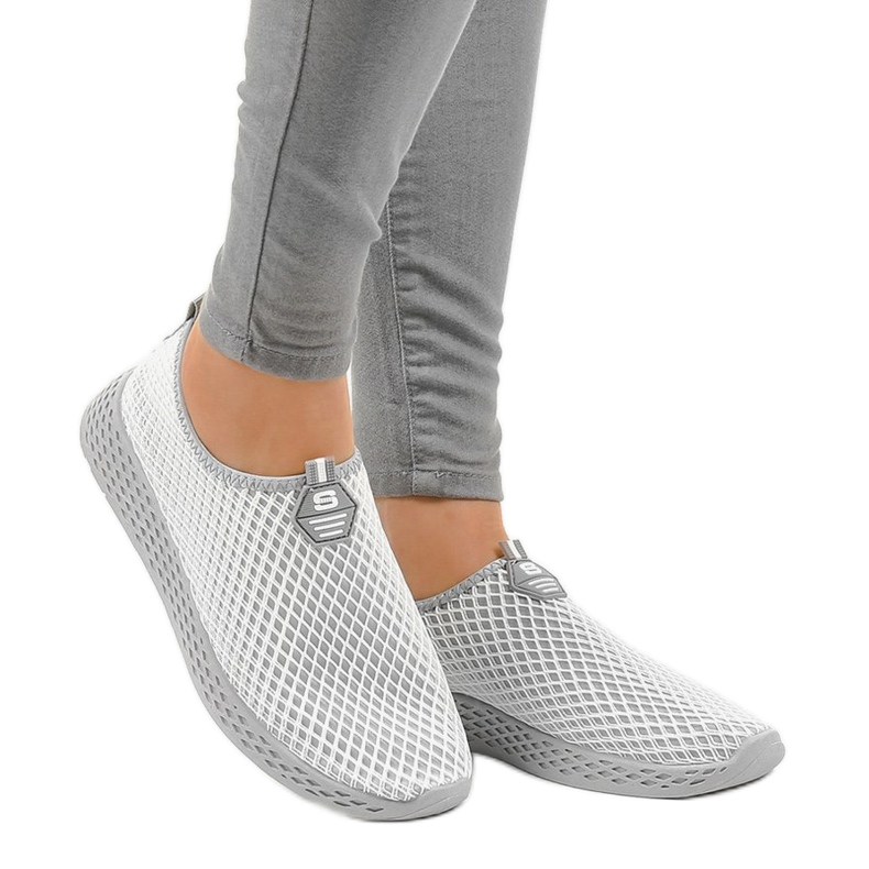 Grå kvinnors sportskor SJ1890-2 2