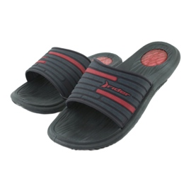 Herr tofflor tofflor Rider 82735 marinblå / röd 2