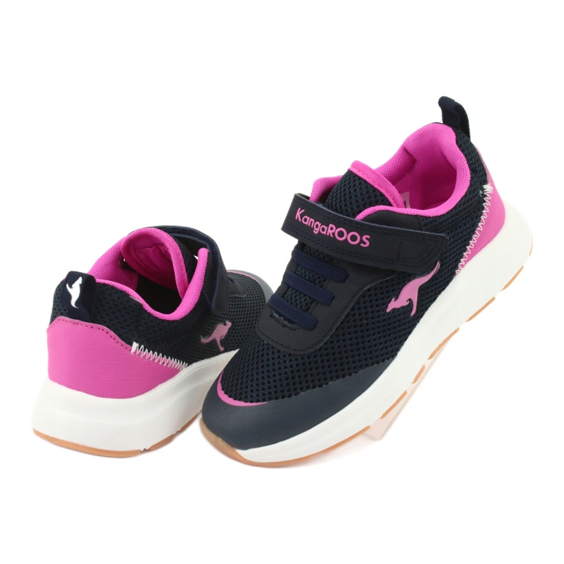 Kangaroos18507 Navy/Pink Sports Children's Shoes blå 4