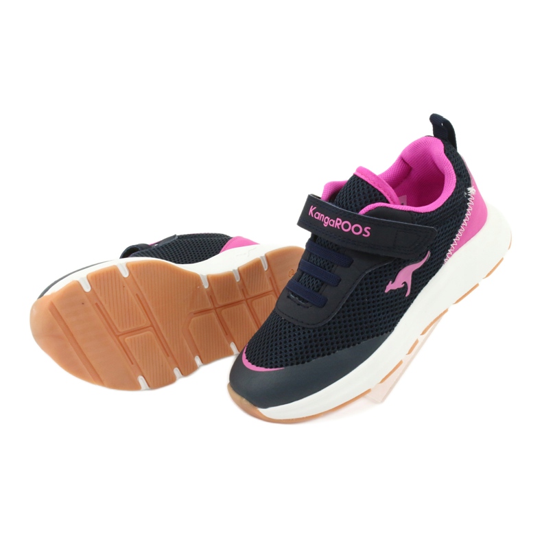 Kangaroos18507 Navy/Pink Sports Children's Shoes blå 5
