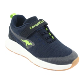 Kangaroos 18508 Navy/Green Sports Shoes blå 1