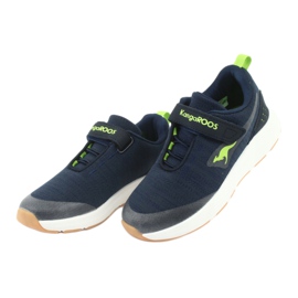 Kangaroos 18508 Navy/Green Sports Shoes blå 3