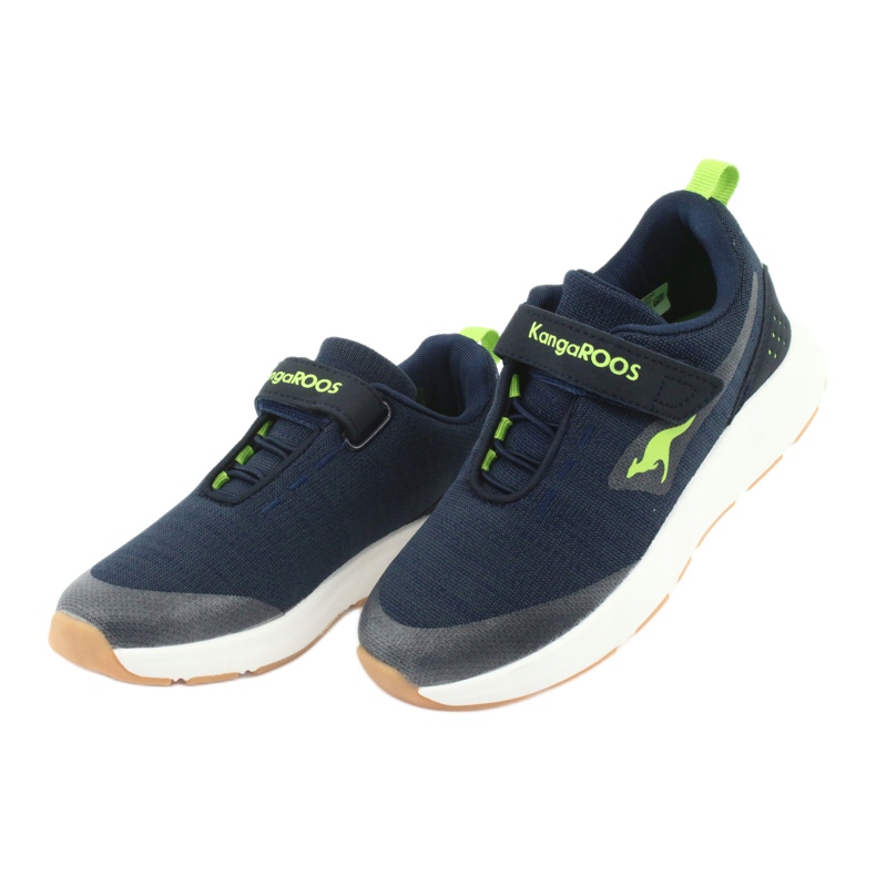 Kangaroos 18508 Navy/Green Sports Shoes blå 3