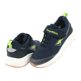 Kangaroos 18508 Navy/Green Sports Shoes blå 4