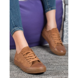 SHELOVET Mocka sneakers brun 2