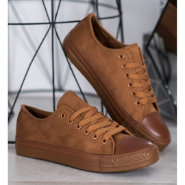 SHELOVET Mocka sneakers brun 1