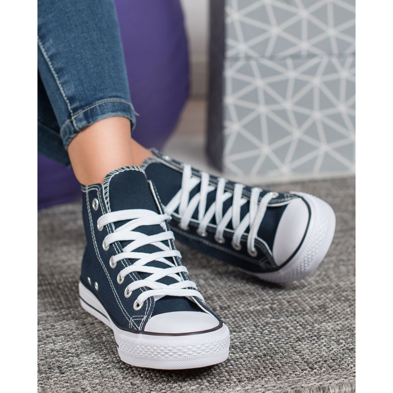 Super Me Höga sneakers blå 1