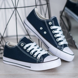 SDS Textil sneakers blå 1