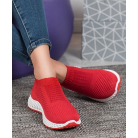 Goodin Openwork sportskor röd 2