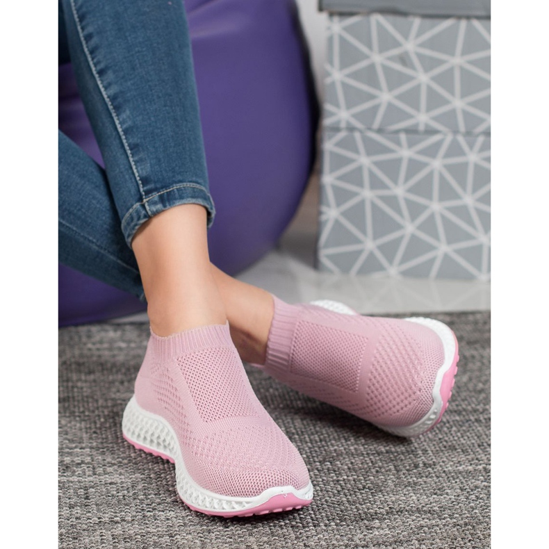 Goodin Openwork sportskor rosa 2