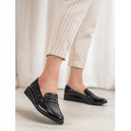 Goodin Black Wedge Moccasins svart 1