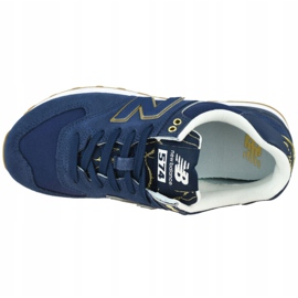 New Balance W WL574SOC skor marinblå 2