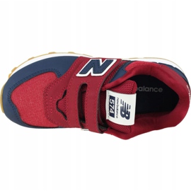 New Balance Jr YV574DMI skor röd 2