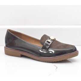 Gröna loafers, damskor W-7 1
