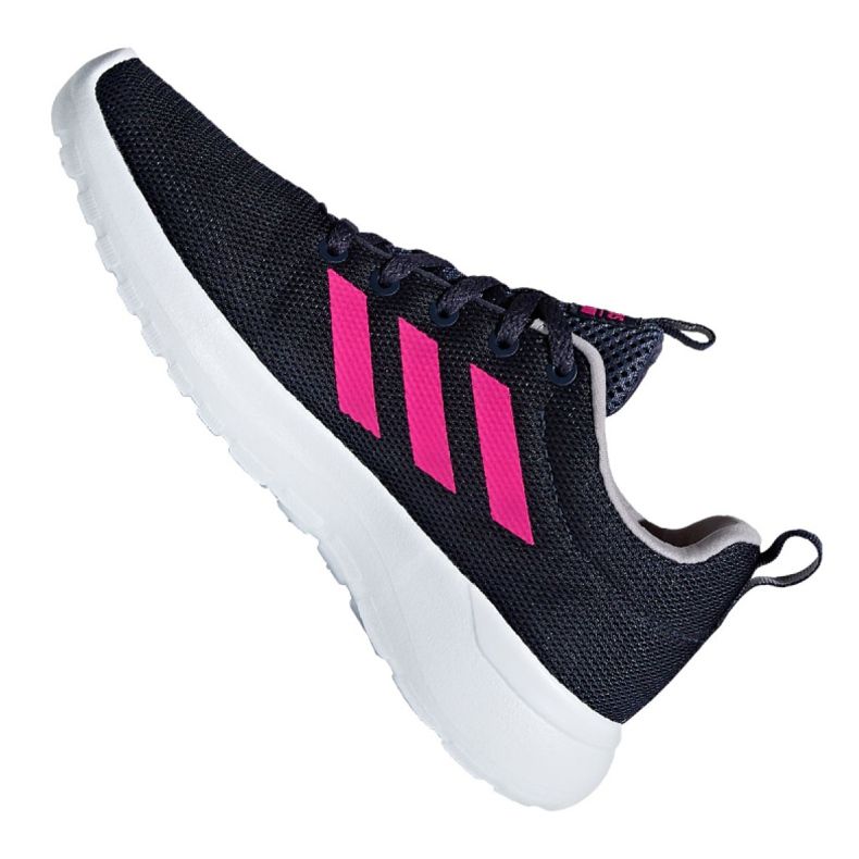 Adidas Lite Racer Cln Jr BB7045 skor marinblå rosa 1