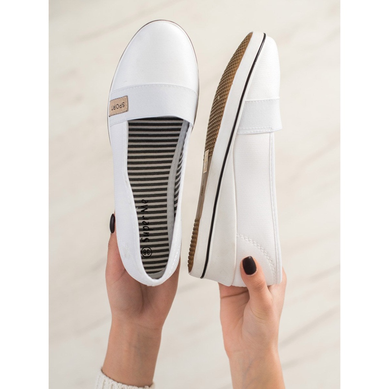 Super Me Sport Wedge Ballerinas vit 2