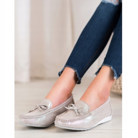 Goodin Läderskor med rosett brun 2