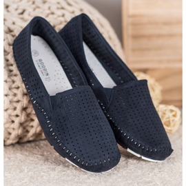 Goodin Openwork Slip On Shoes blå 2