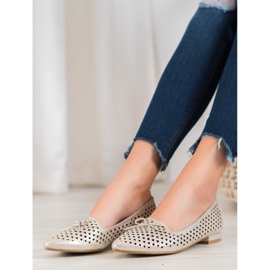 Goodin Eleganta genombrutna ballerinor gyllene 1