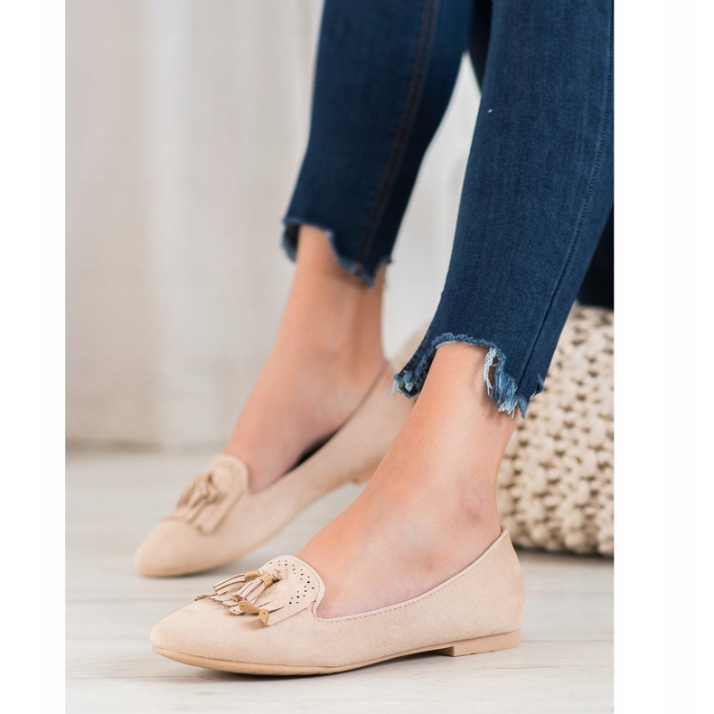 Fama Mocka herrar med fransar brun 2