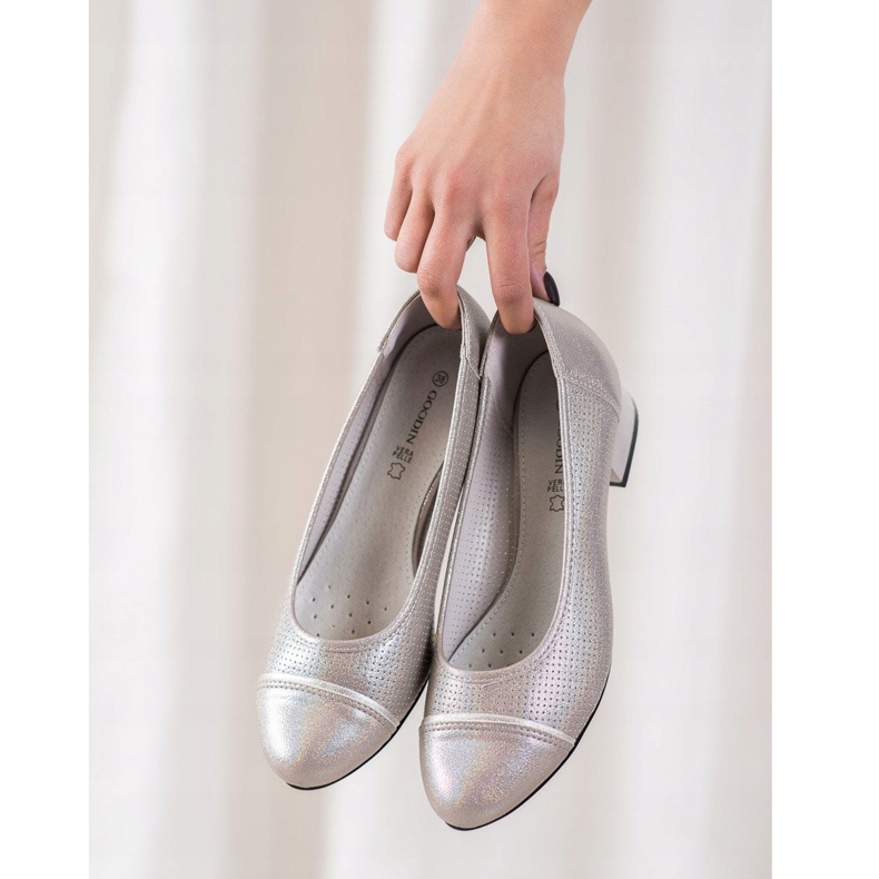 Goodin Genombrutna pumpar på en pelare mångfärgad 1