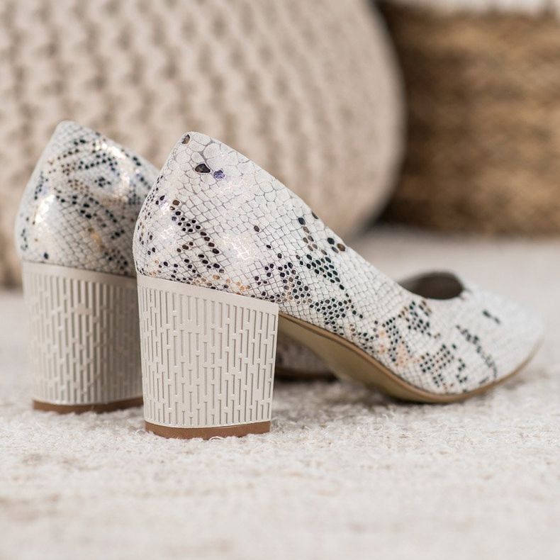 Goodin Snake Print Pumps mångfärgad 1