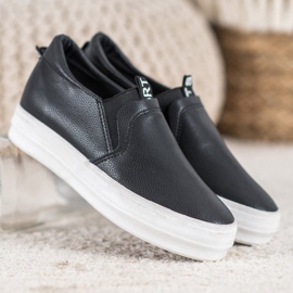 Bona Svarta slip -on skor 1