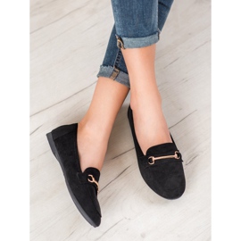 Bestelle Snygga mockasiner med prydnad svart 1