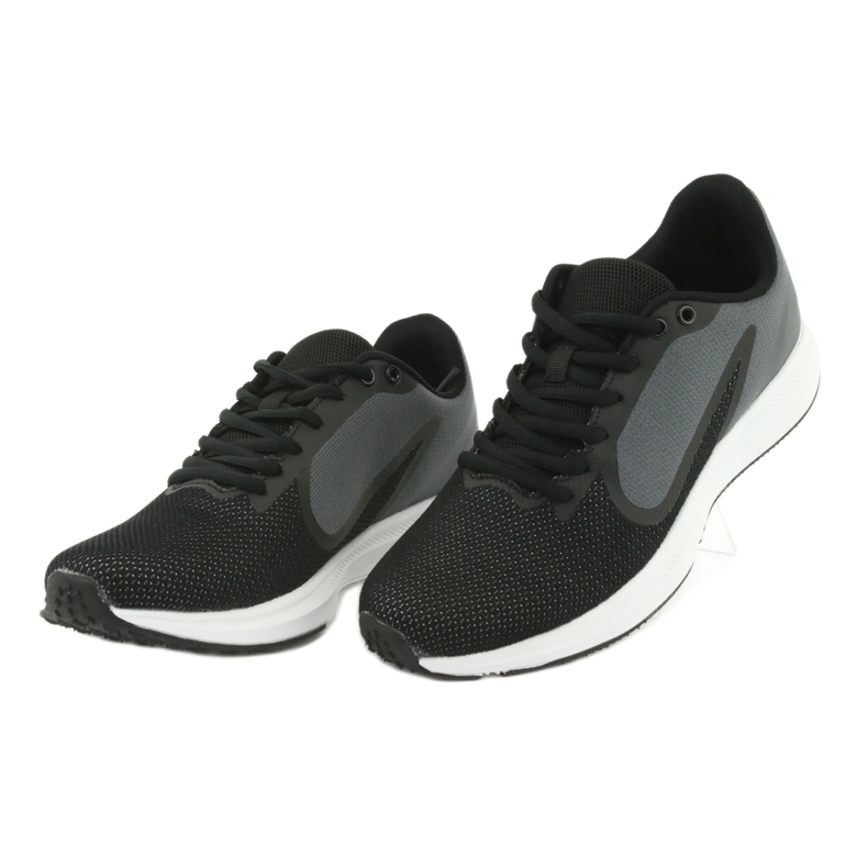 Atletico 1857335 sportskor för män, svarta och gråa 3