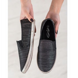 SHELOVET Bekväma Slipons svart 2