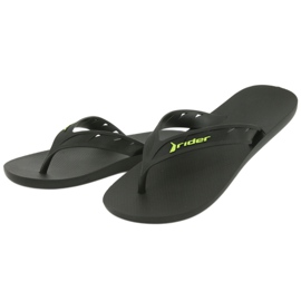 Rider Svart och gröna mäns flip-flops ryttare 11573 3
