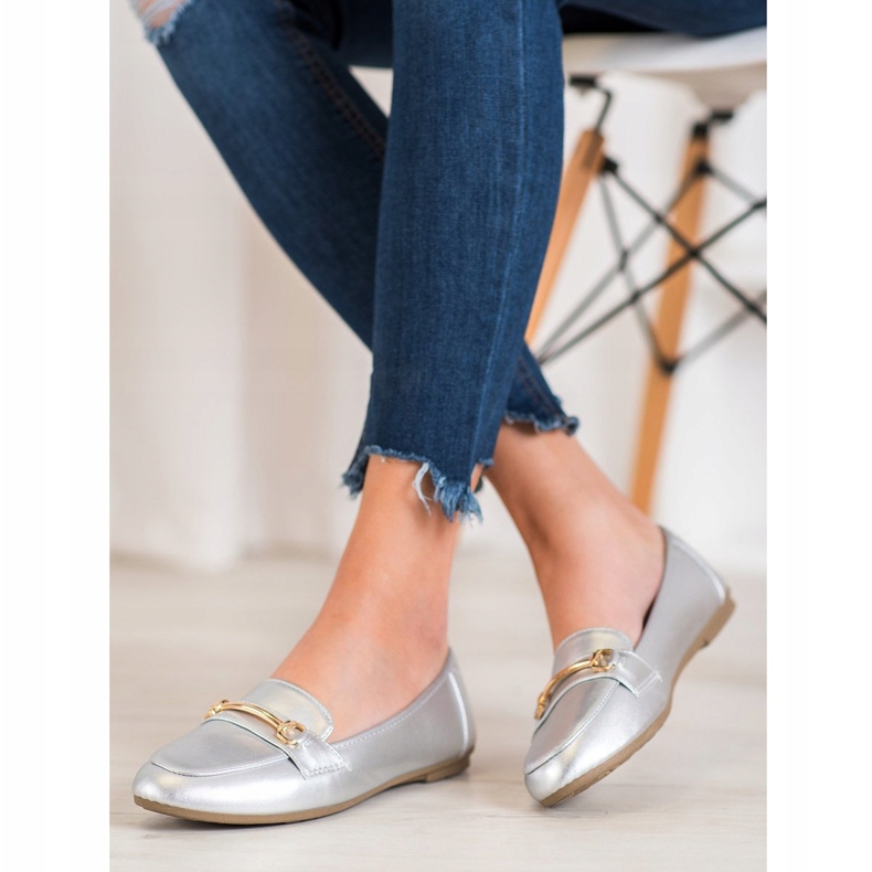 Fama Casual Ballerina Med Prydnad grå 2