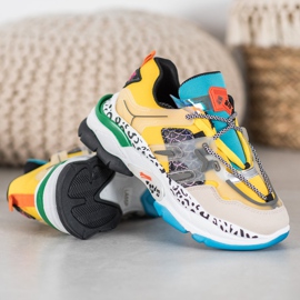 Seastar Mode sneakers mångfärgad gul 2