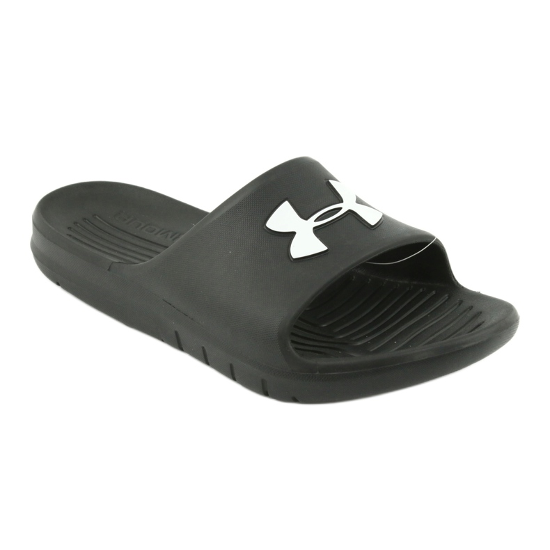 Under Armour Mäns tofflor under Armor Core Pth SL 3021286-001 för vatten svart vatten 1