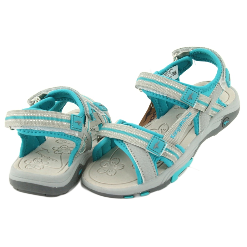 KangaRoos Girls 'Sandals Foam Insula 18335 Gray-Blue grå 4