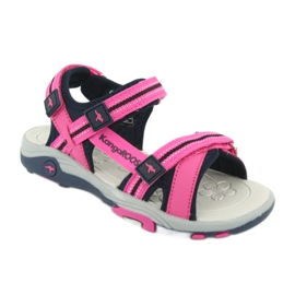 Sandaler Foam Pink and Navy Blue Kangaroos 18335 Insert rosa 1