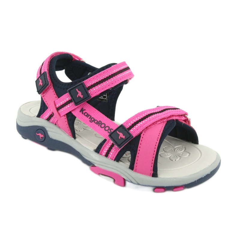 Sandaler Foam Pink and Navy Blue Kangaroos 18335 Insert rosa 1