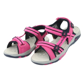 Sandaler Foam Pink and Navy Blue Kangaroos 18335 Insert rosa 3