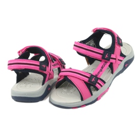Sandaler Foam Pink and Navy Blue Kangaroos 18335 Insert rosa 4