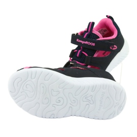 Kardborre sandaler KangaRoos 02058 dk marinblå rosa 5