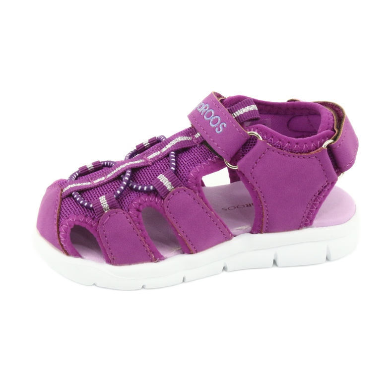 KangaRoos Sandaler tjejer med hjärtan Känguruer 02035 purpur rosa grå 2