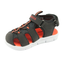 Kangaroos 02035 sport sandaler orange grå 2