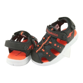 Kangaroos 02035 sport sandaler orange grå 4