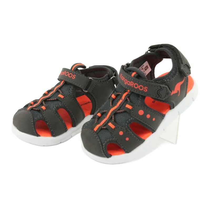 Kangaroos 02035 sport sandaler orange grå 3