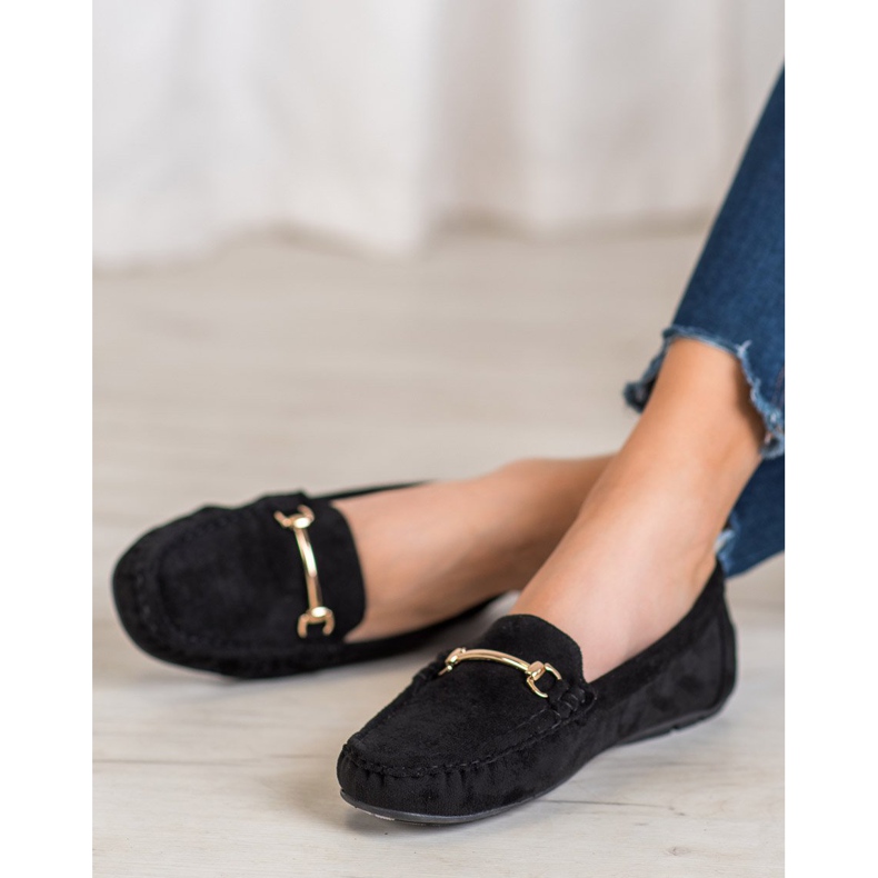 Seastar Snygga mocka loafers svart 2