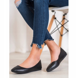 Seastar Svarta Ballerinor med ekoläder 1