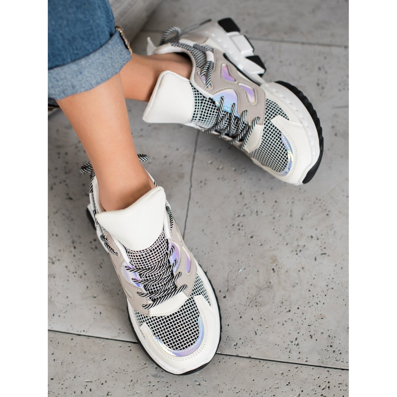 Seastar Snygga sneakers med Holo -effekt vit mångfärgad 1