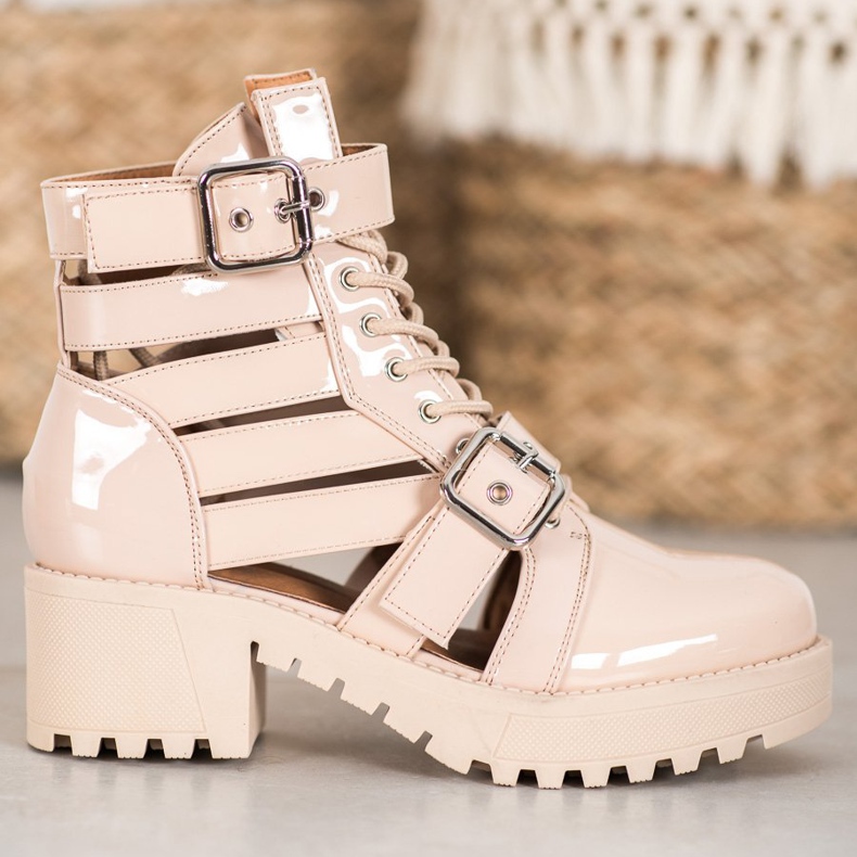 Seastar Lackerade modestövlar brun 1